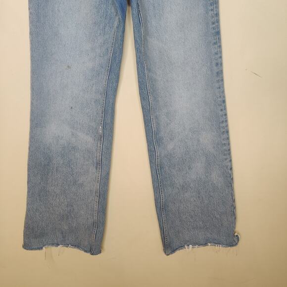 RE/DONE 70's Ultra High Rise Wide Leg Jeans 60's Fade Wash - Picture 3 of 15